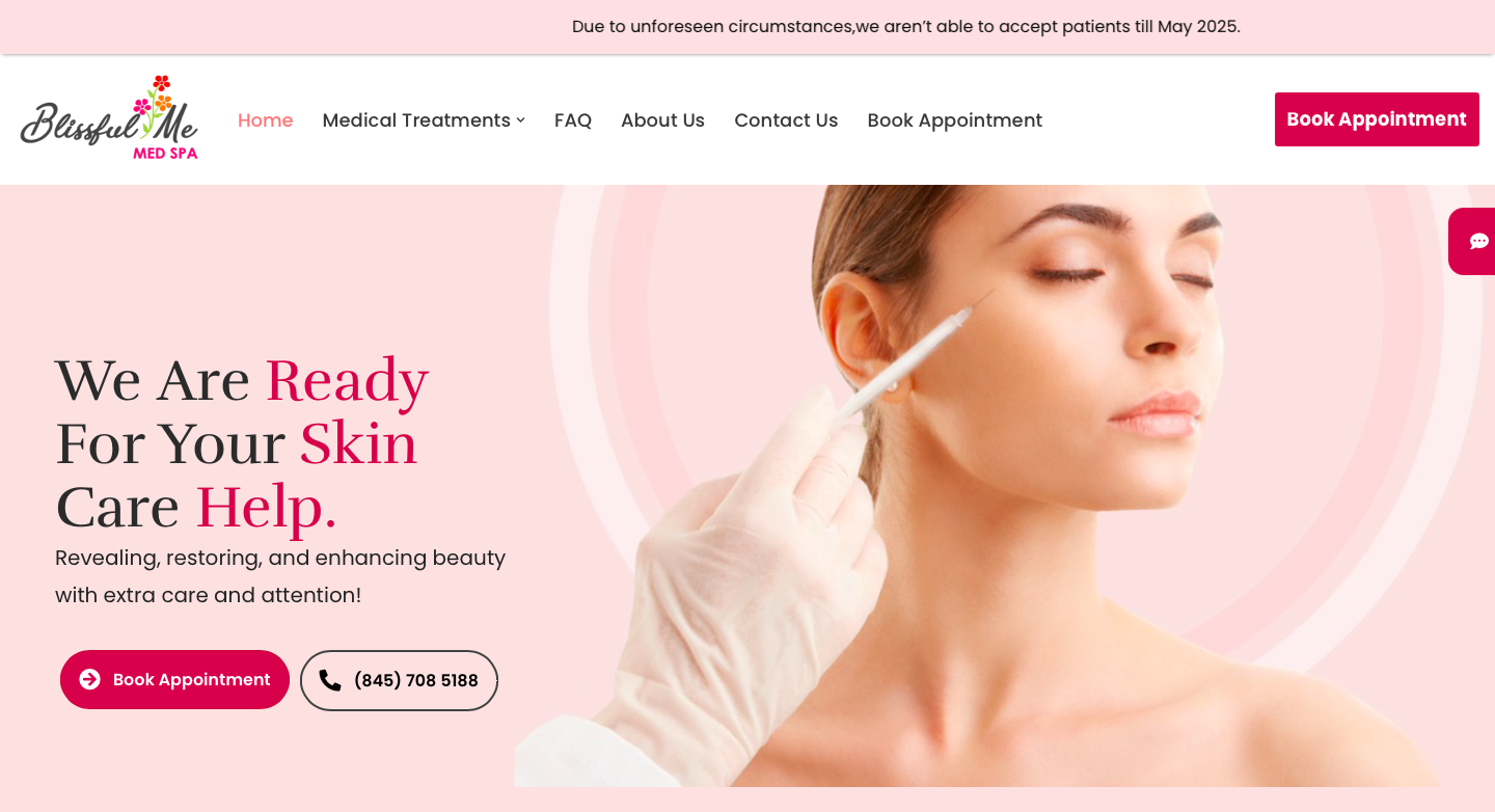 WordPress Website for Beauty & Wellness Salon