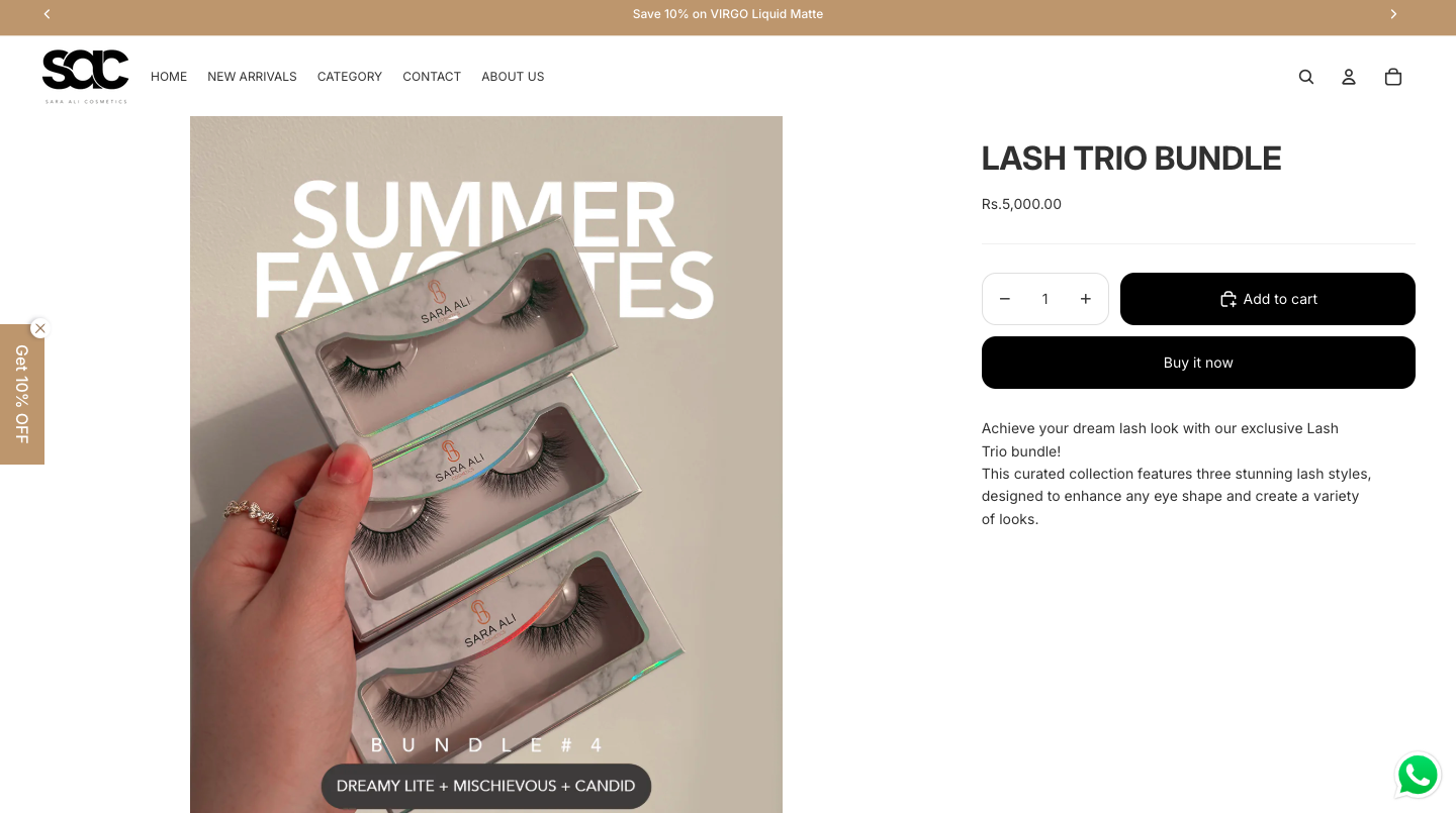 ECommerce Store for Salon & Beauty Products