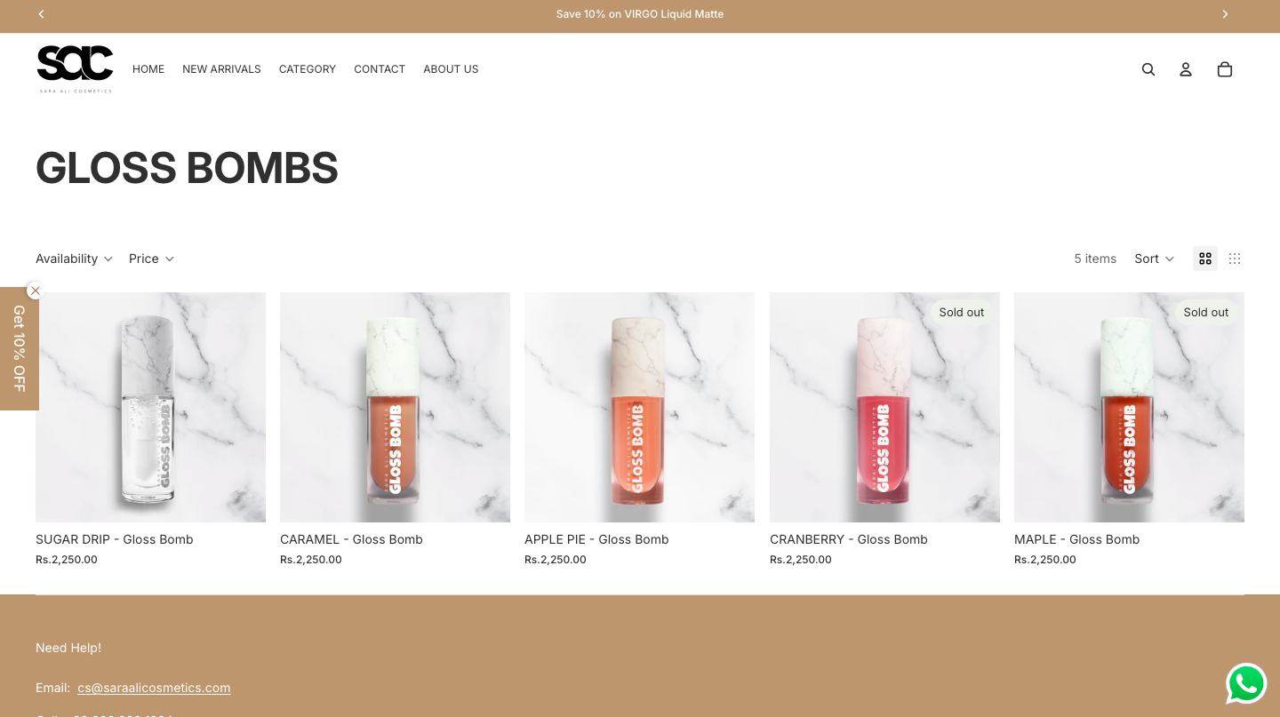 ECommerce Store for Salon & Beauty Products